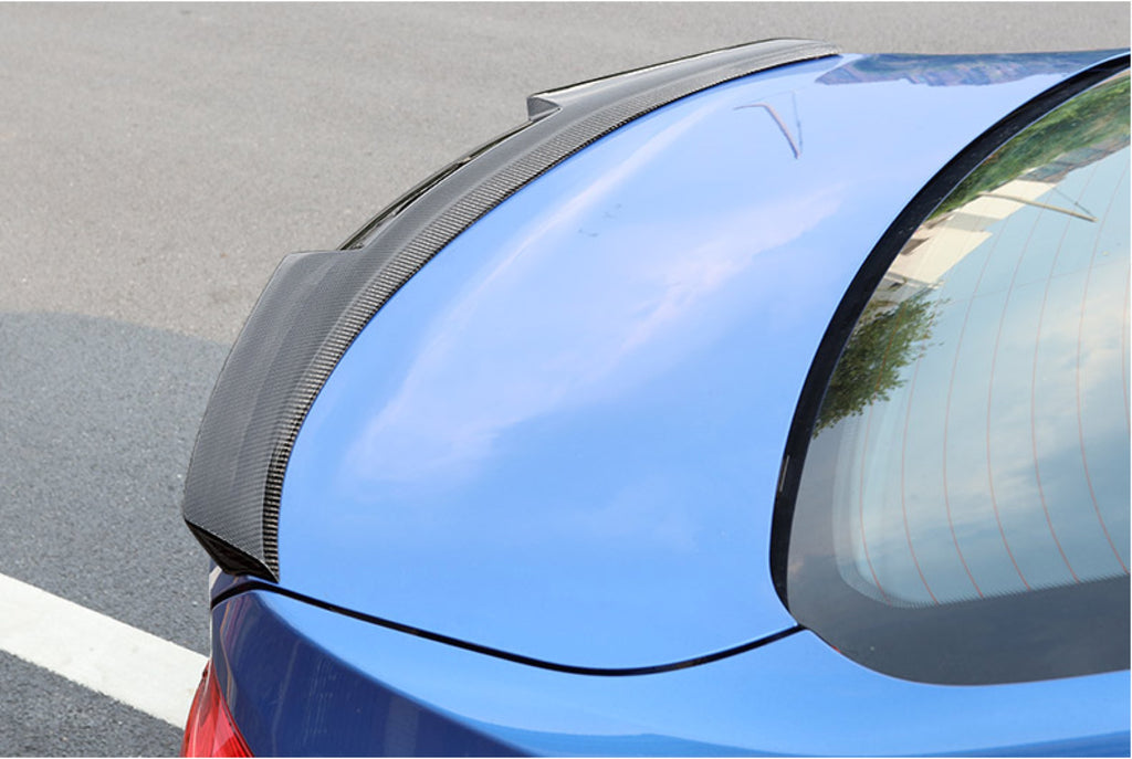 V Style Carbon Fiber Trunk Spoiler - BMW F22 2 Series (1)