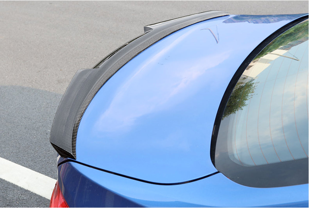 V Style Carbon Fiber Trunk Spoiler - BMW F22 2 Series (1)