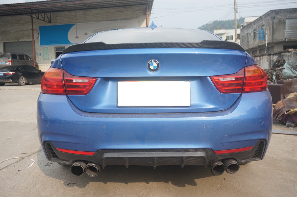 CS Style Carbon Fiber Trunk Spoiler - BMW F87 M2 & F22 2 Series (1)