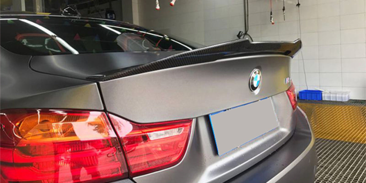 PSM Style High Kick Carbon Fiber Trunk Spoiler - BMW F32 / F33 / F36 4 Series (1)