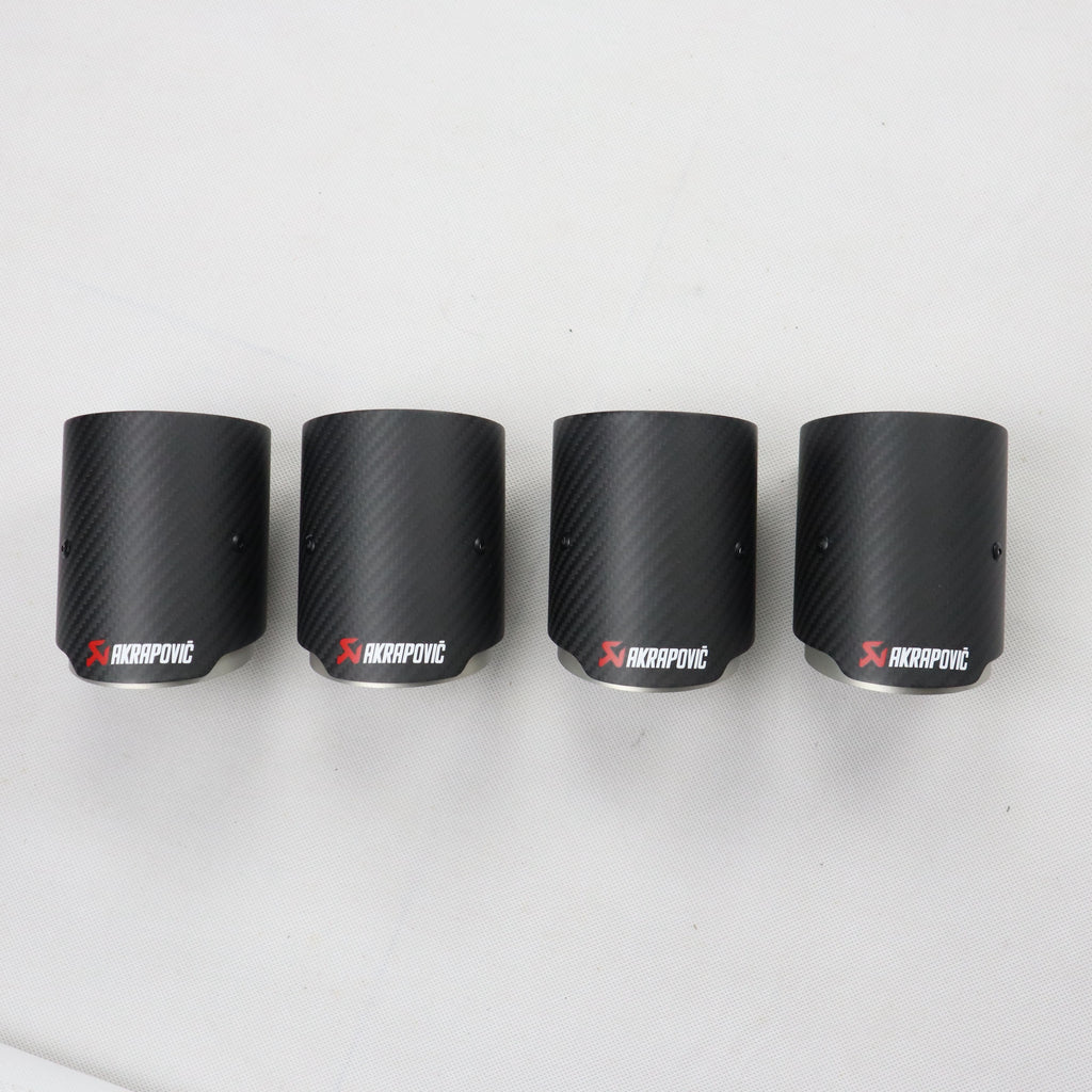 AK Style Matte Carbon Fiber Exhaust Tips - BMW F82 M4 (1)