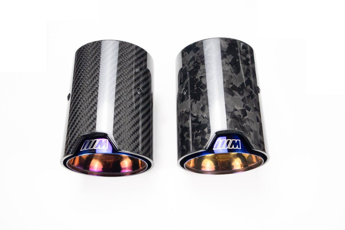 BL Style Carbon Fiber Exhaust Tips - BMW F82 M4 (1)