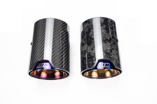 BL Style Carbon Fiber Exhaust Tips - BMW F82 M4 (1)