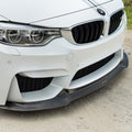 V Style Carbon Fiber Front Lip - BMW F80 M3 & F82/F83 M4 (1)