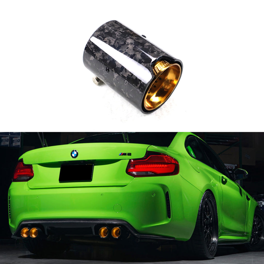 GD Style Carbon Fiber Exhaust Tips - BMW F82 M4 (1)