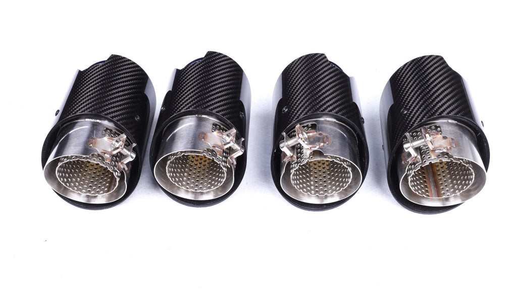 BL Style Carbon Fiber Exhaust Tips - BMW G82 M4 (1)
