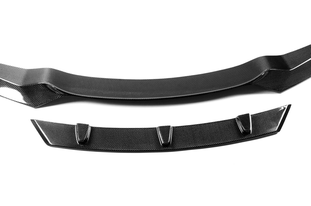 V Style Carbon Fiber Front Lip - BMW F87 M2 (1)