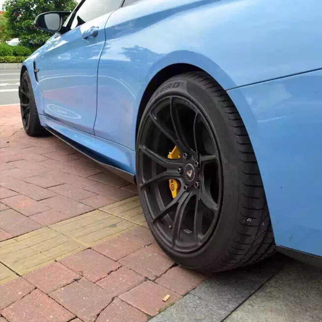 MP Style Carbon Fiber Side Skirts - BMW F80 M3 & F82 / F83 M4 (2)