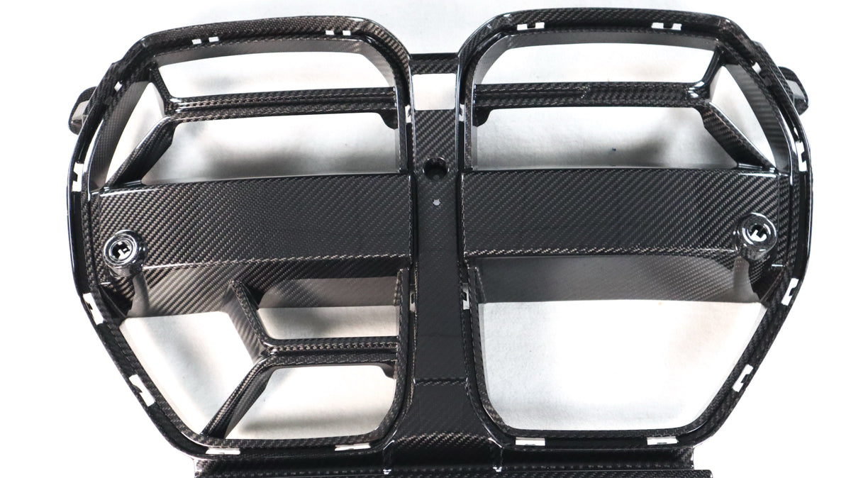 CSL Style Carbon Fiber Front Grilles - BMW G80 M3 & G82/G83 M4 (2)