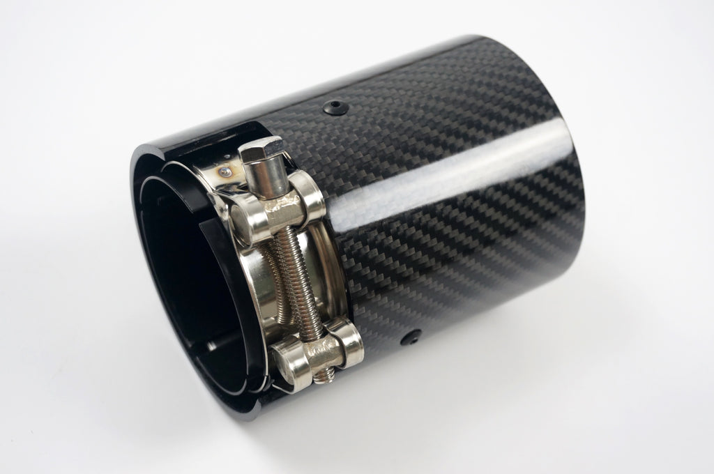 MB Style Carbon Fiber Exhaust Tips - BMW F82 M4 (2)