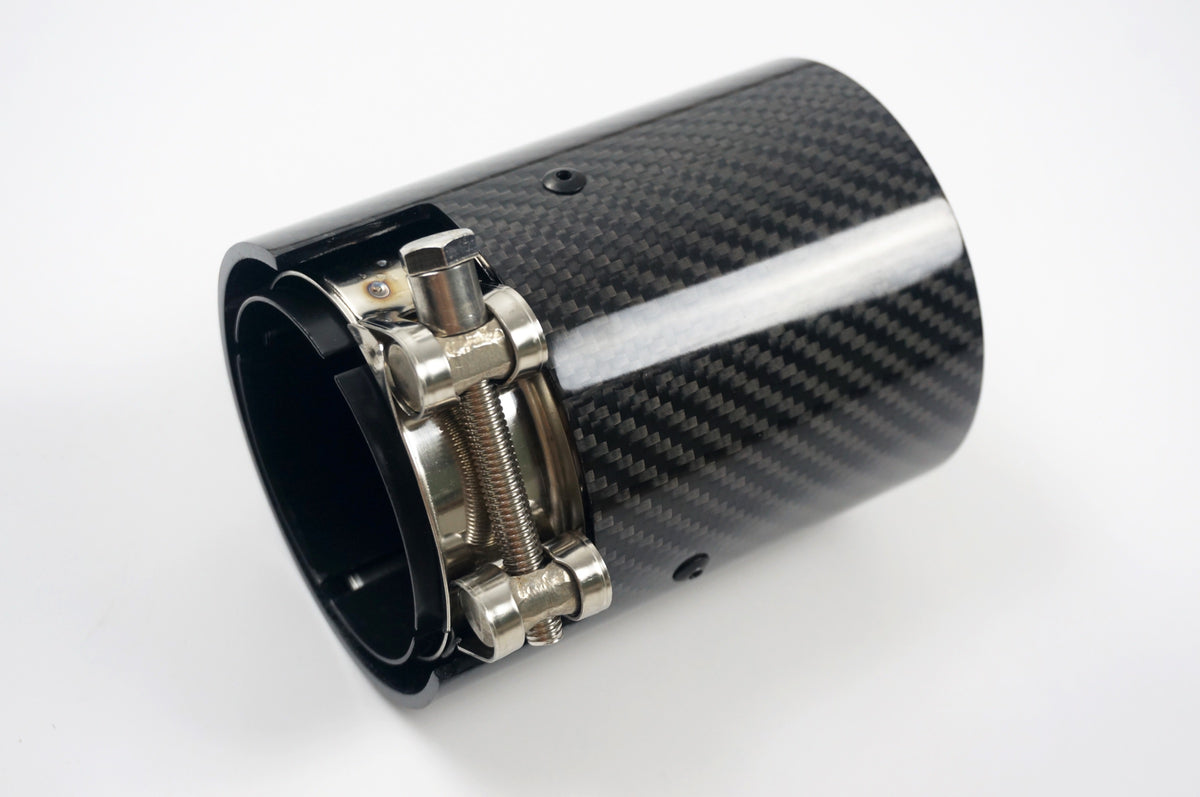 MB Style Carbon Fiber Exhaust Tips - BMW F82 M4 (2)
