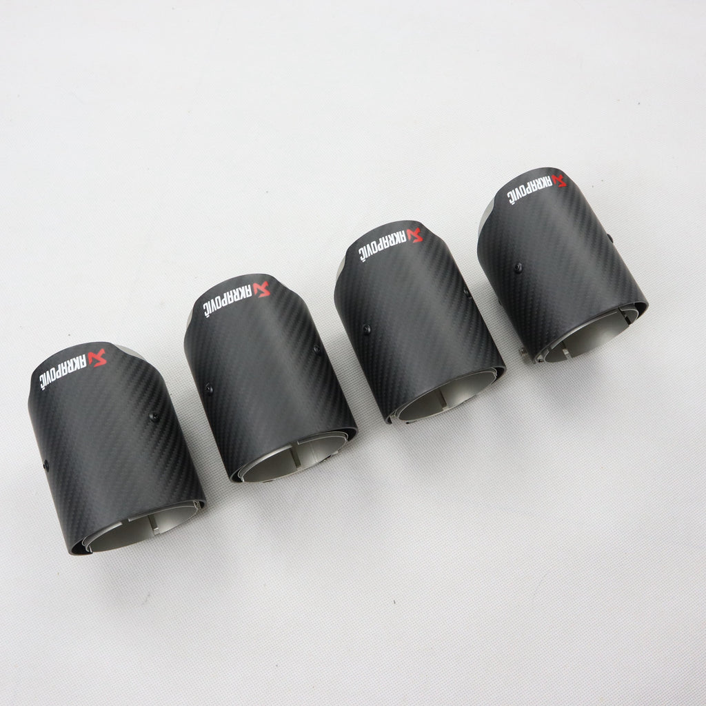 AK Style Matte Carbon Fiber Exhaust Tips - BMW F82 M4 (2)