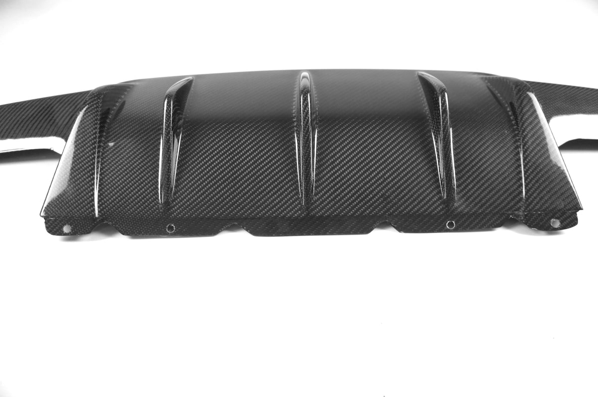 MP Style Carbon Fiber Rear Diffuser - BMW F87 M2 & M2C (2)