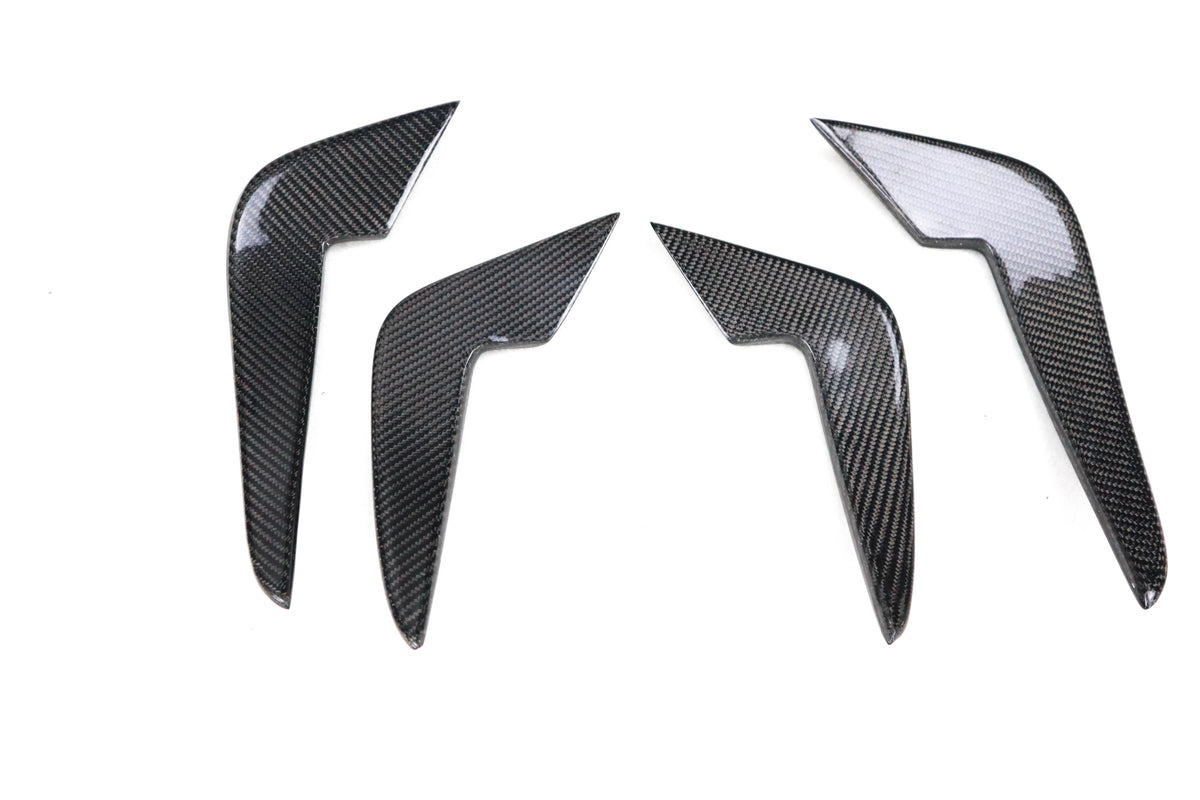 Carbon Fiber Front Canards - BMW F87 M2 (2)