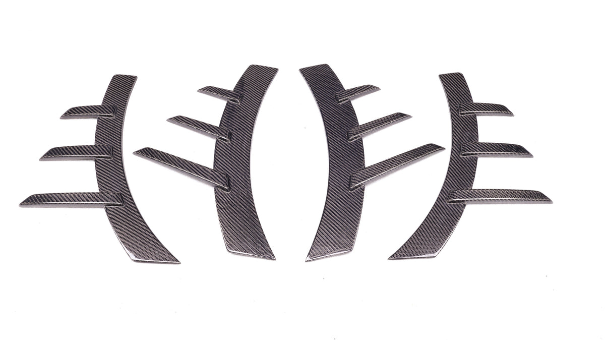MP Style Carbon Fiber Front Fender Arch Trim - BMW G87 M2 (2)