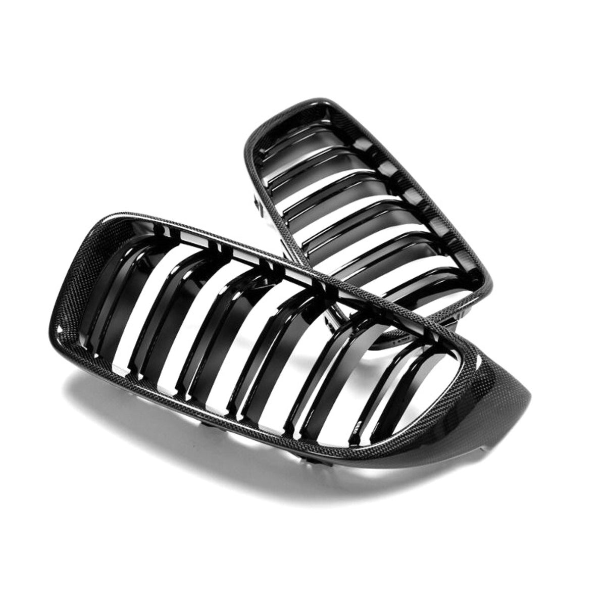 M Style Carbon Fiber Front Grille - BMW F32 4 Series (2)