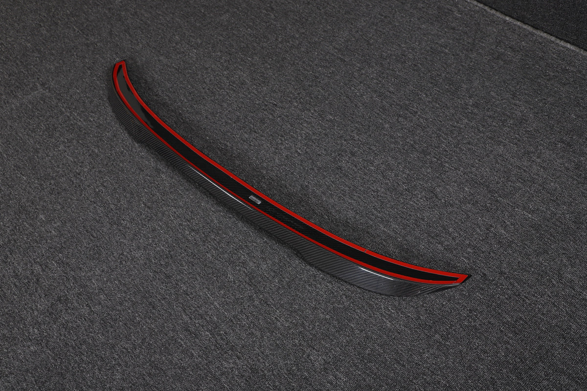 3D Style Carbon Fiber Trunk Spoiler - BMW F80 M3 & F30 3 Series (3)