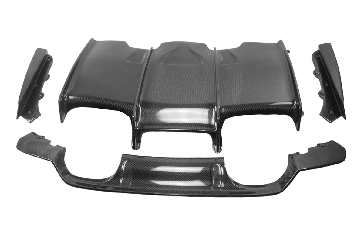 PSM Style Carbon Fiber Rear Diffuser - BMW F82 M4 (3)