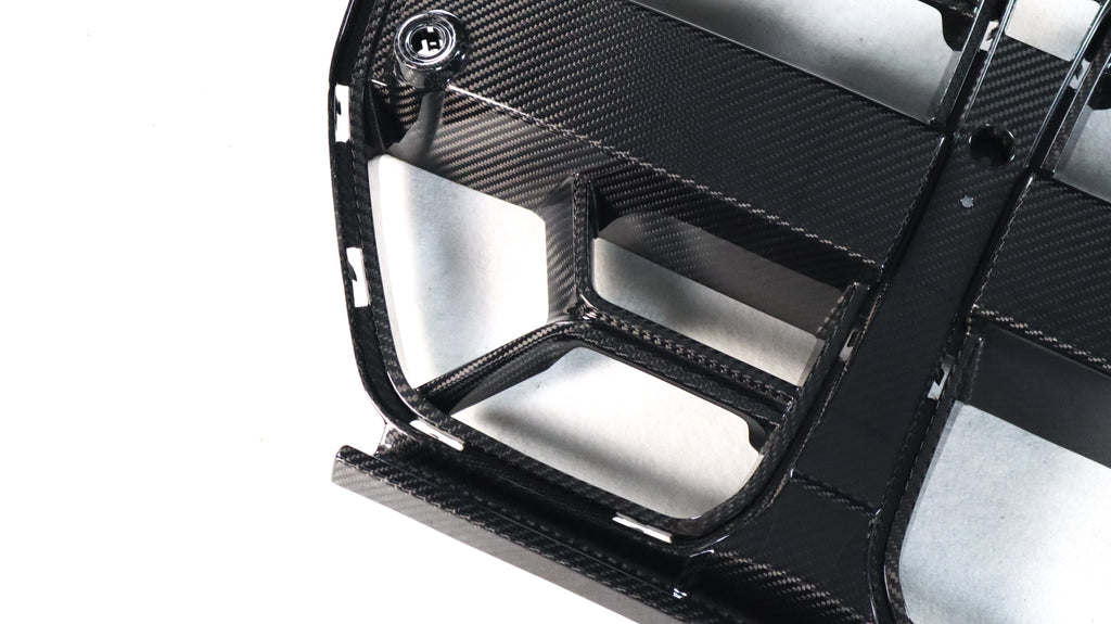 CSL Style Carbon Fiber Front Grilles - BMW G80 M3 & G82/G83 M4 (3)