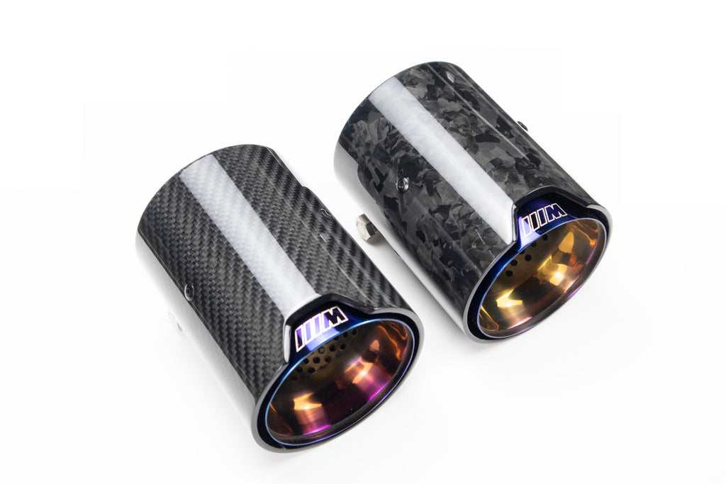 BL Style Carbon Fiber Exhaust Tips - BMW F82 M4 (3)