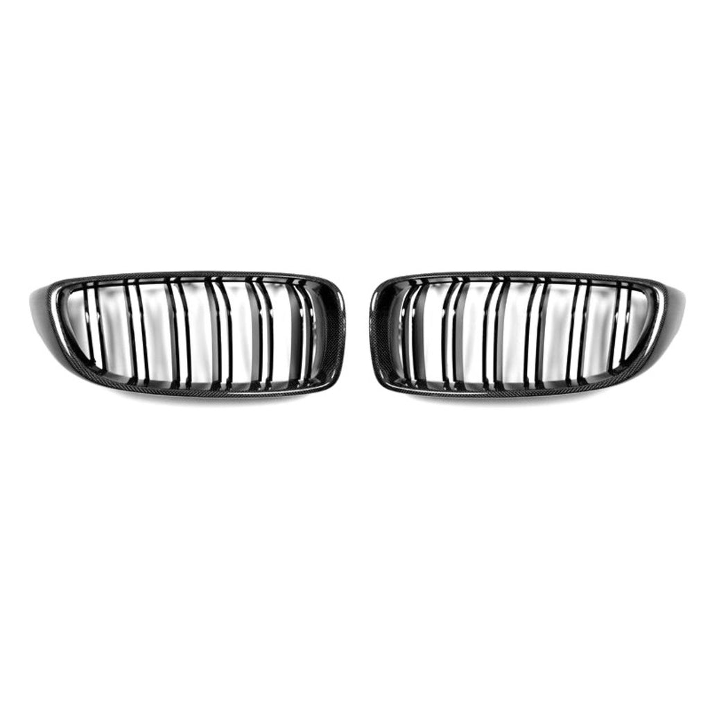 M Style Carbon Fiber Front Grille - BMW F32 4 Series (3)