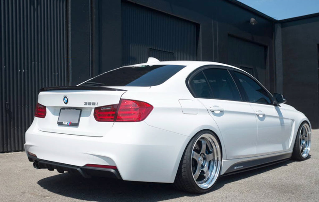 P Style Carbon Fiber Trunk Spoiler - BMW F30 3 Series (3)