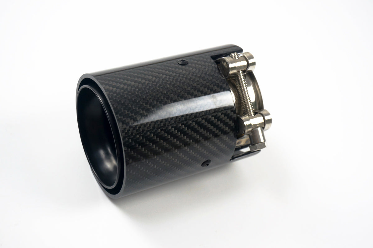 MB Style Carbon Fiber Exhaust Tips - BMW F82 M4 (4)