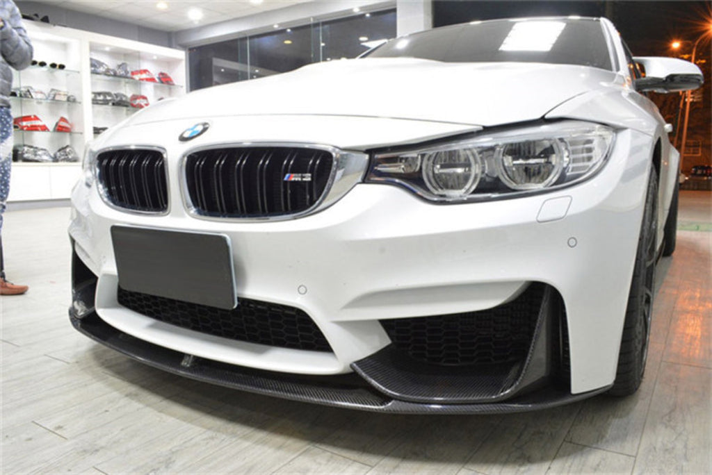 MP Style Carbon Fiber Front Lip - BMW F82 M4 (4)