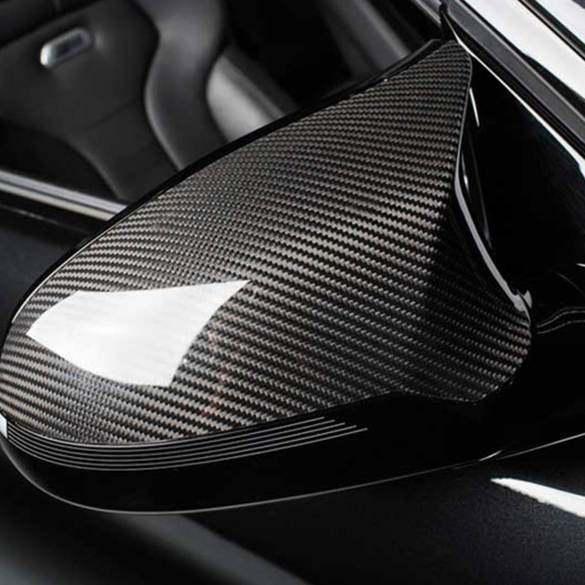 Carbon Fiber Mirror Caps - BMW F82 M4 (4)
