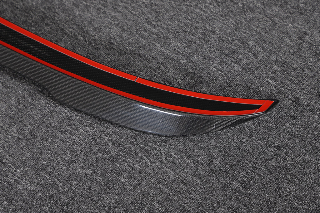 3D Style Carbon Fiber Trunk Spoiler - BMW F80 M3 & F30 3 Series (6)