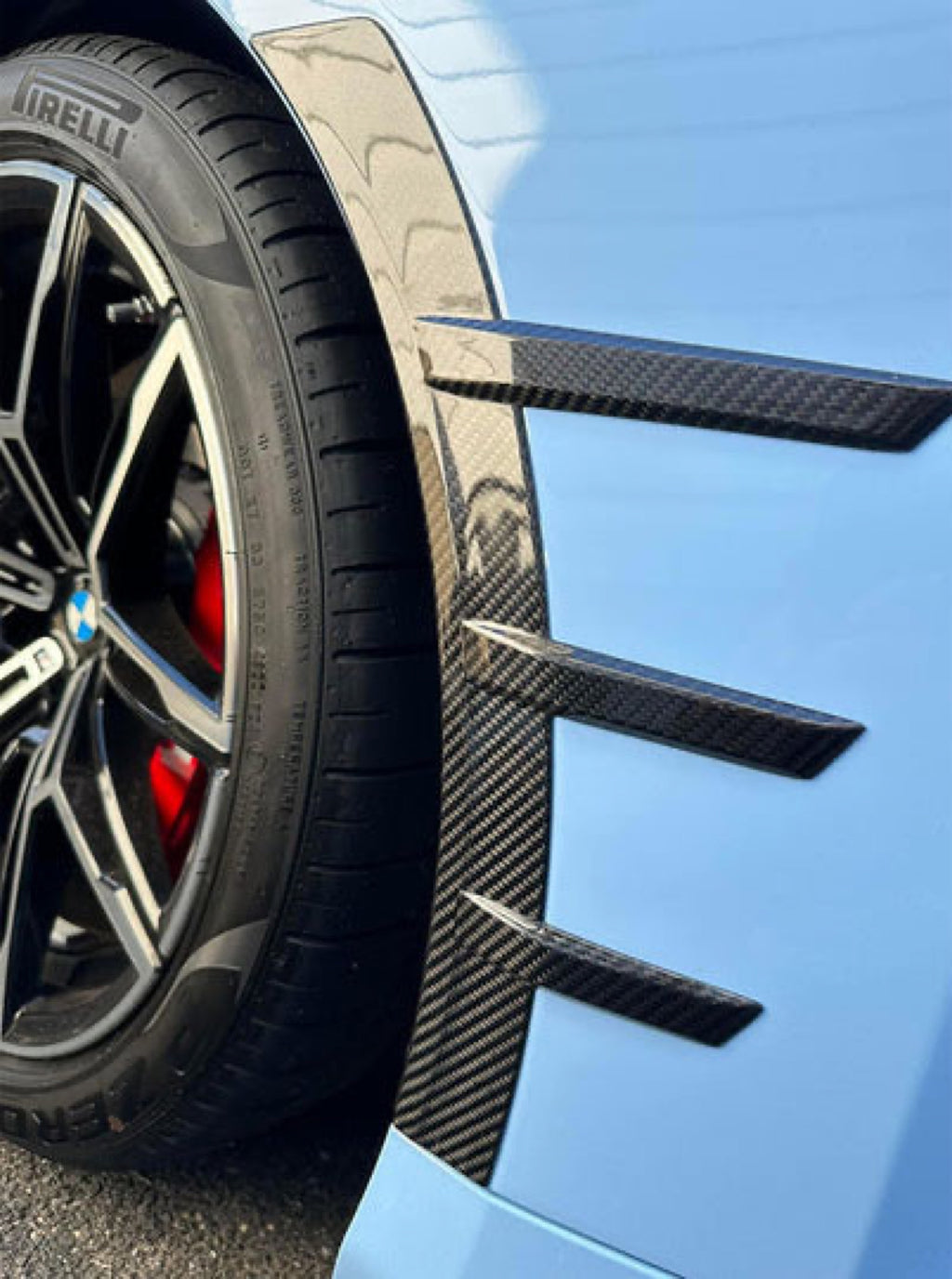 MP Style Carbon Fiber Front Fender Arch Trim - BMW G87 M2 (6)