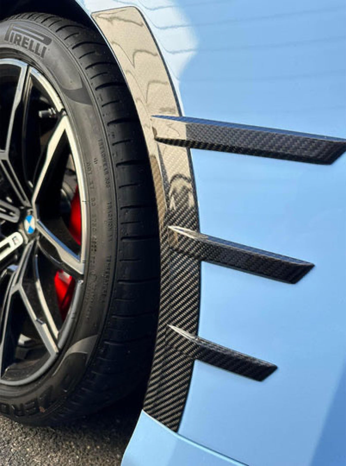 MP Style Carbon Fiber Front Fender Arch Trim - BMW G87 M2 (6)