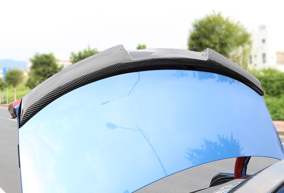 V Style Carbon Fiber Trunk Spoiler - BMW F22 2 Series (6)