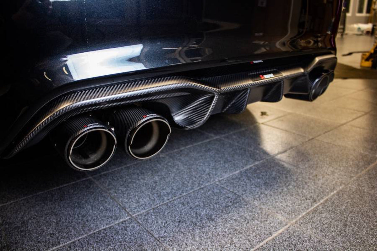 AK Style Matte Carbon Fiber Exhaust Tips - BMW F82 M4 (6)