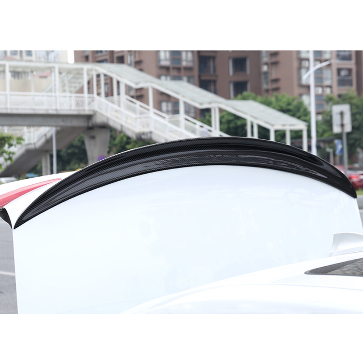 P Style Carbon Fiber Trunk Spoiler - BMW G20 3 Series (6)