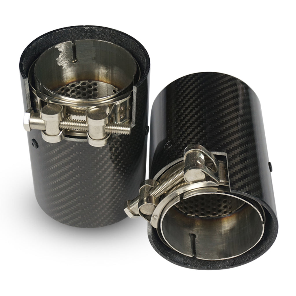 CH Style Carbon Fiber Exhaust Tips - BMW F82 M4 (6)
