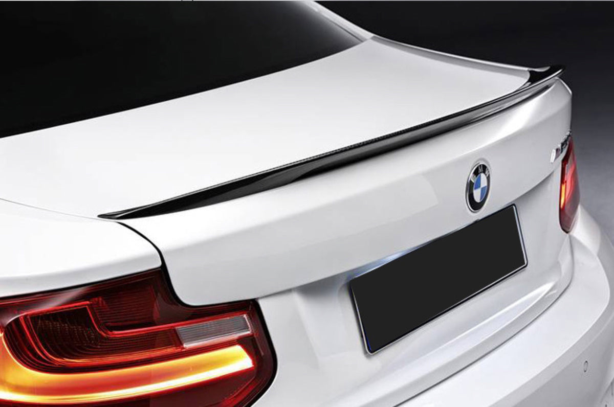 P Style Carbon Fiber Trunk Spoiler - BMW F22 2 Series (6)