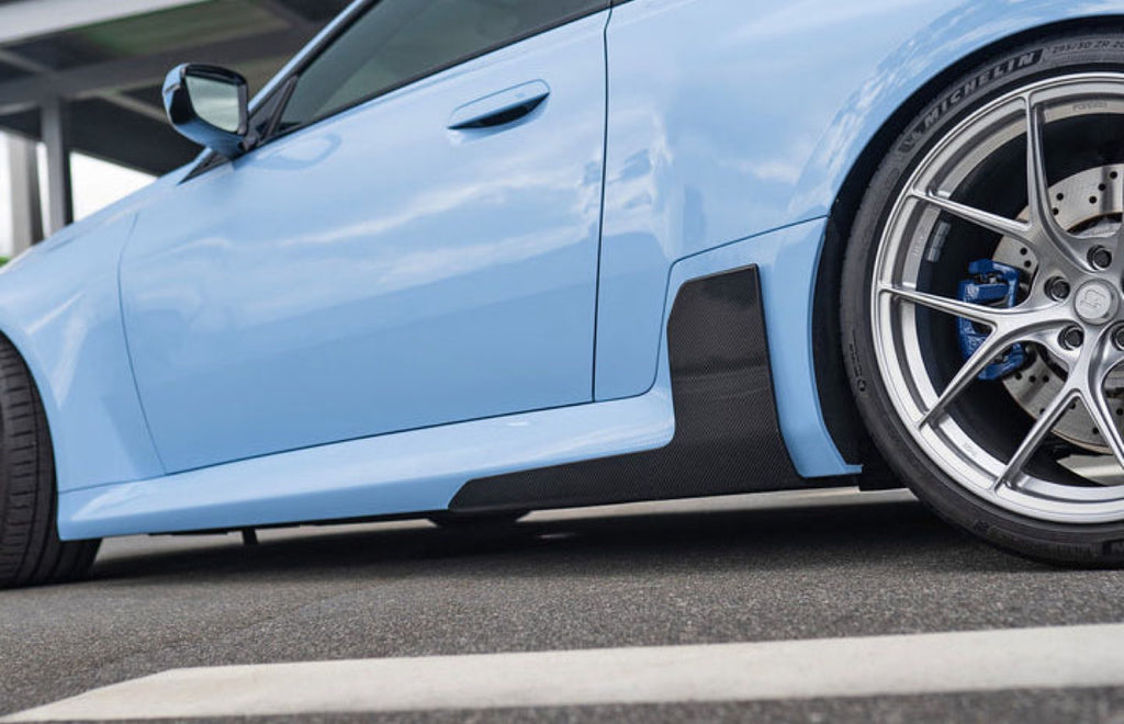 MP Style Carbon Fiber Side Skirt Winglets - BMW G87 M2 (7)