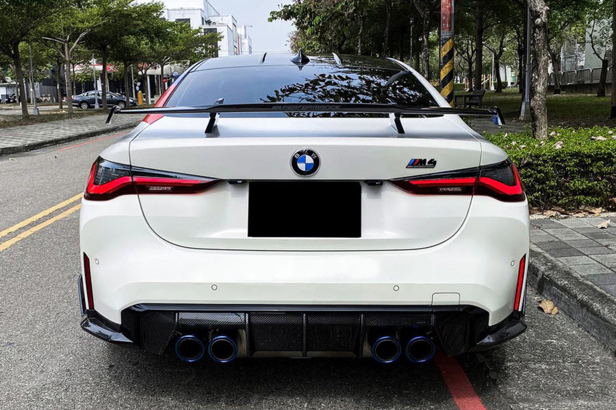 MP Style Carbon Fiber Rear Wing - BMW G80 M3 & G82 M4 (7)