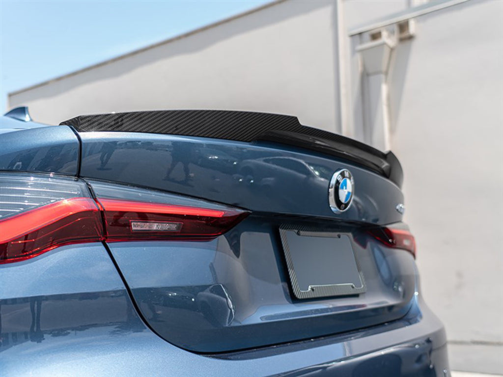 V Style Carbon Fiber Trunk Spoiler - BMW G22 4 Series (7)