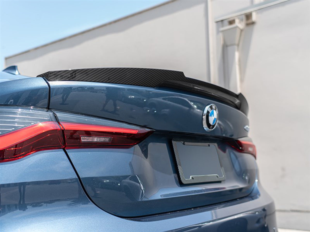 V Style Carbon Fiber Trunk Spoiler - BMW G22 4 Series (7)