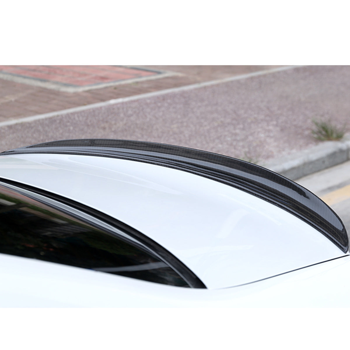 P Style Carbon Fiber Trunk Spoiler - BMW G20 3 Series (7)