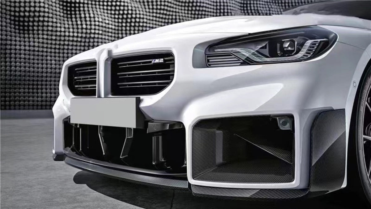 MP Style Carbon Fiber Front Lip - BMW G87 M2 (7)