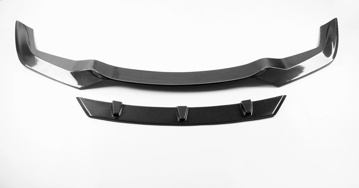 V Style Carbon Fiber Front Lip - BMW F87 M2 (7)