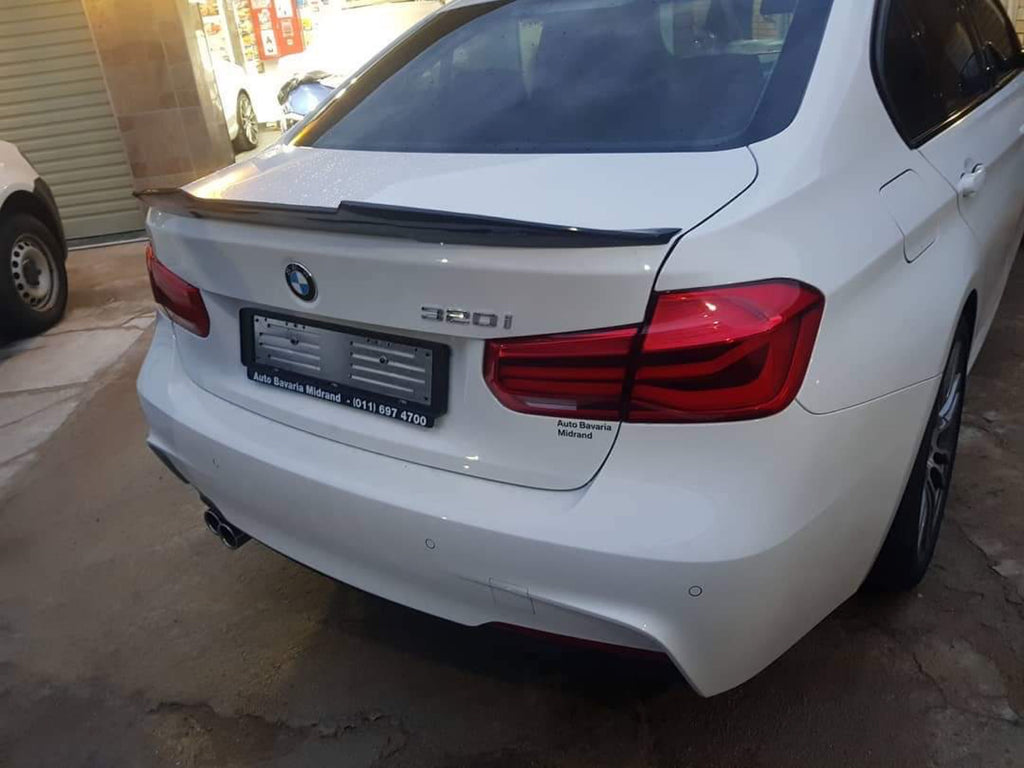 PSM Style High Kick Carbon Fiber Trunk Spoiler - BMW F80 M3 & F30 3 Series (8)