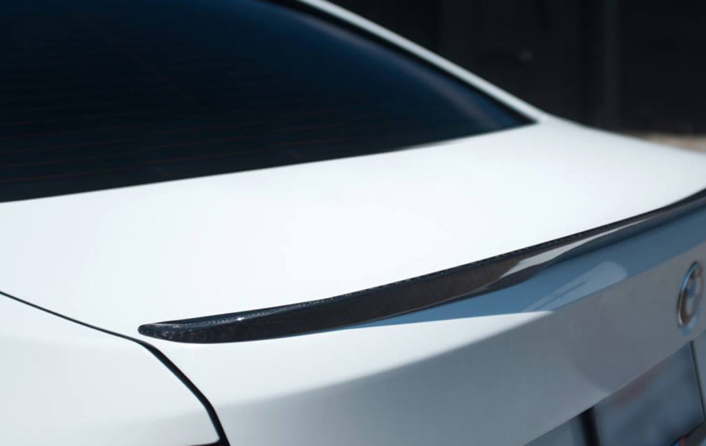 P Style Carbon Fiber Trunk Spoiler - BMW F30 3 Series (8)