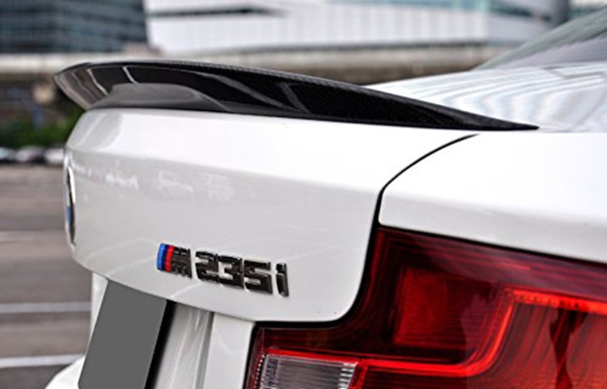 P Style Carbon Fiber Trunk Spoiler - BMW F22 2 Series (8)