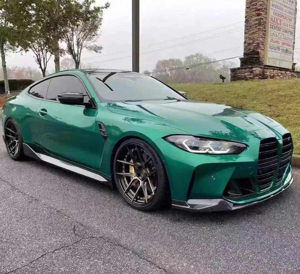 CSL Style Carbon Fiber Front Lip - BMW G80 M3 & G82/G83 M4 (8)